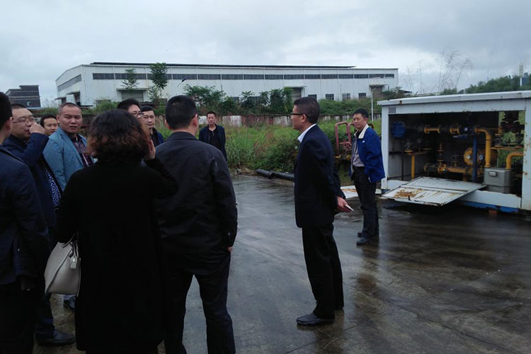 总经理彭涛一行到燃气各子公司开展调研工作2